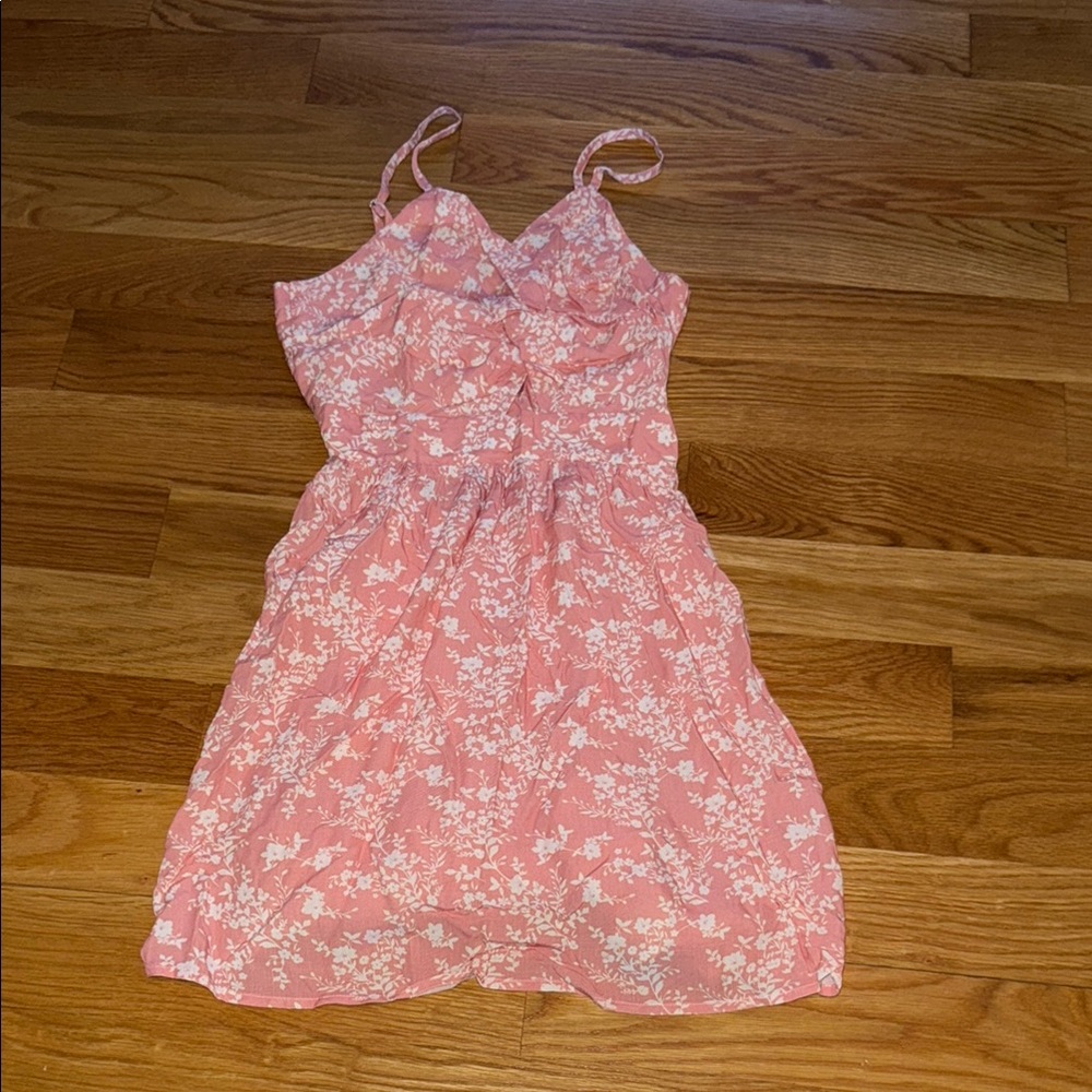 Pink Floral woman's Dress